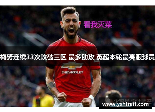 梅努连续33次攻破三区 最多助攻 英超本轮最亮眼球员